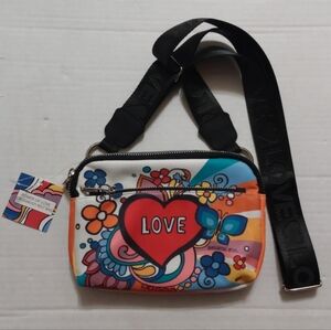 Brighton Love Colorful Crossbody Purse Bag NWT